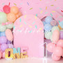 Sweet One Birthday Backdrop for First Birthday Cake Smash Photoshoot