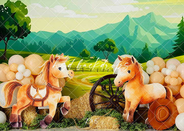 Horse Ranch - HSD Photography Backdrops