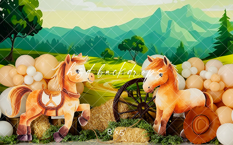 Horse Ranch - HSD Photography Backdrops