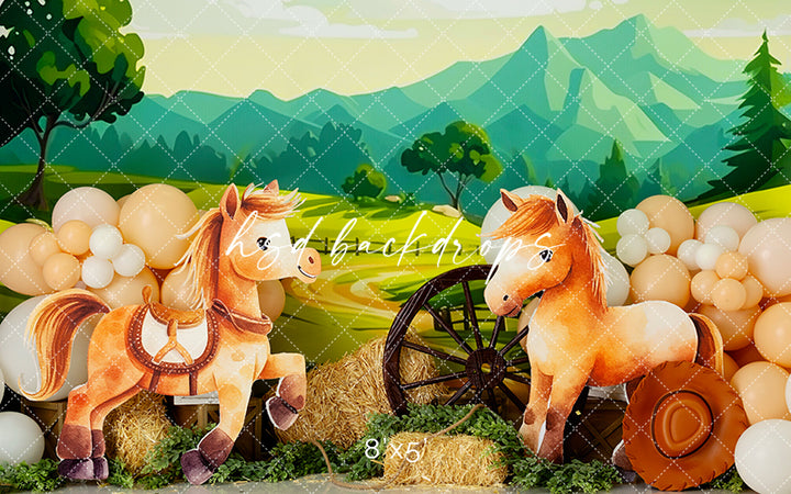 Horse Ranch - HSD Photography Backdrops