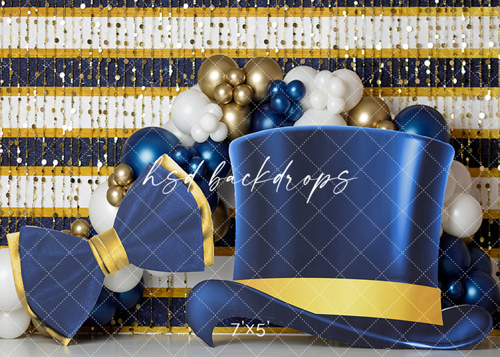 Mr Onderful Hat & Bow - HSD Photography Backdrops