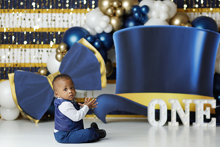 Mr Onderful Hat & Bow - HSD Photography Backdrops