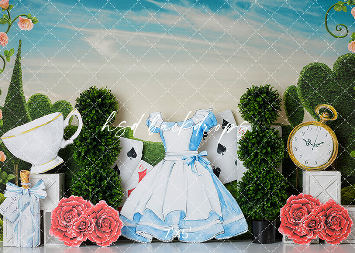 Alice's Wonderland Party - HSD Photography Backdrops