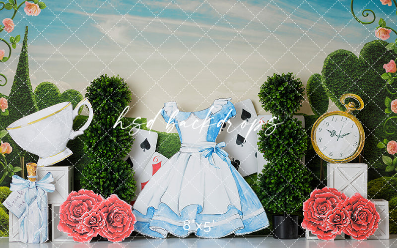 Alice's Wonderland Party - HSD Photography Backdrops