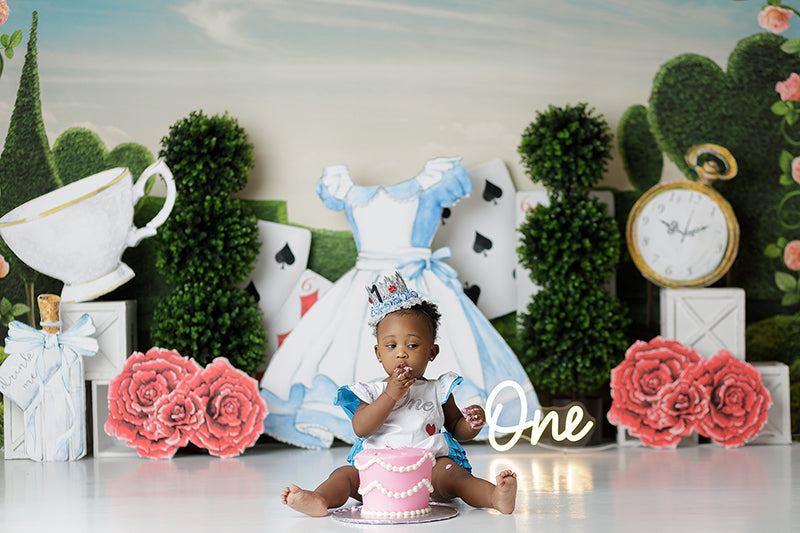 Alice's Wonderland Party - HSD Photography Backdrops