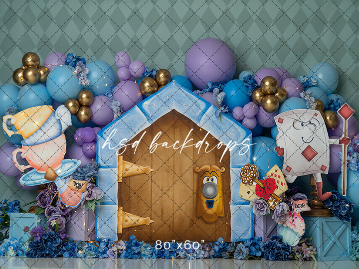 Tea Party in Wonderland - HSD Photography Backdrops