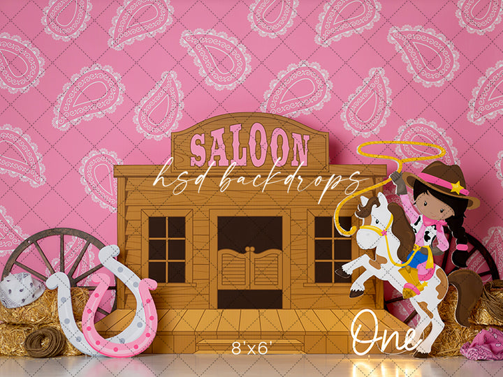My First Rodeo Cowgirl - HSD Photography Backdrops