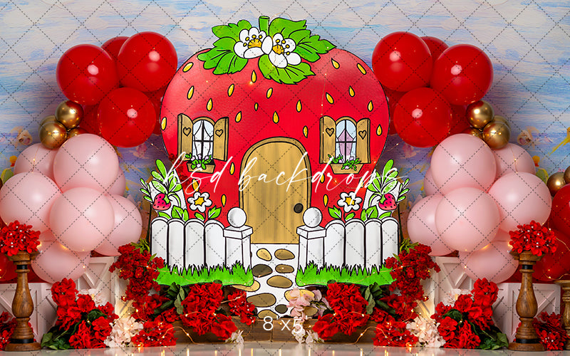 Berry First Birthday - HSD Photography Backdrops