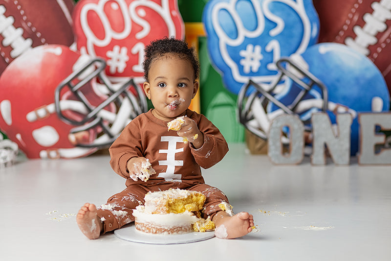 #1 Football Fan - HSD Photography Backdrops