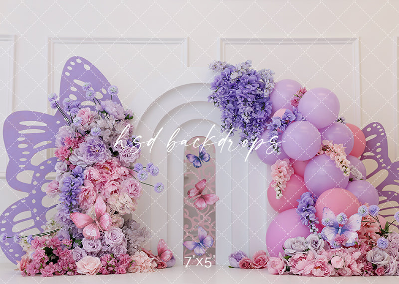 Butterfly Wings Arch - HSD Photography Backdrops