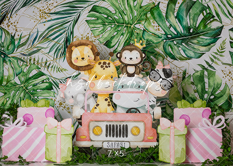Safari Friends - HSD Photography Backdrops