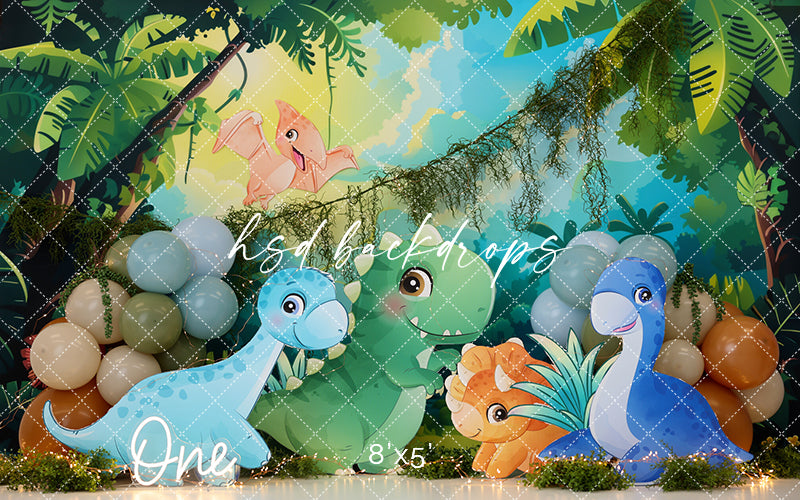 Land of Dinosaurs - HSD Photography Backdrops