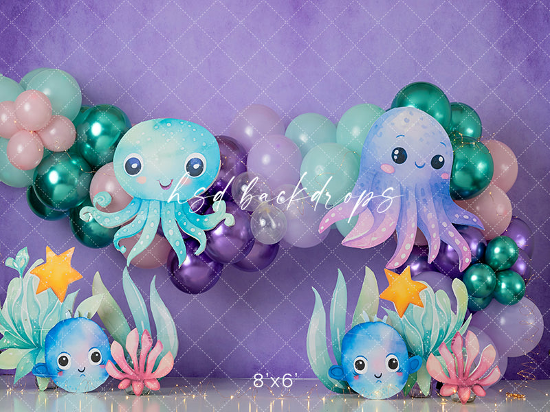 Sea Animal Party - HSD Photography Backdrops