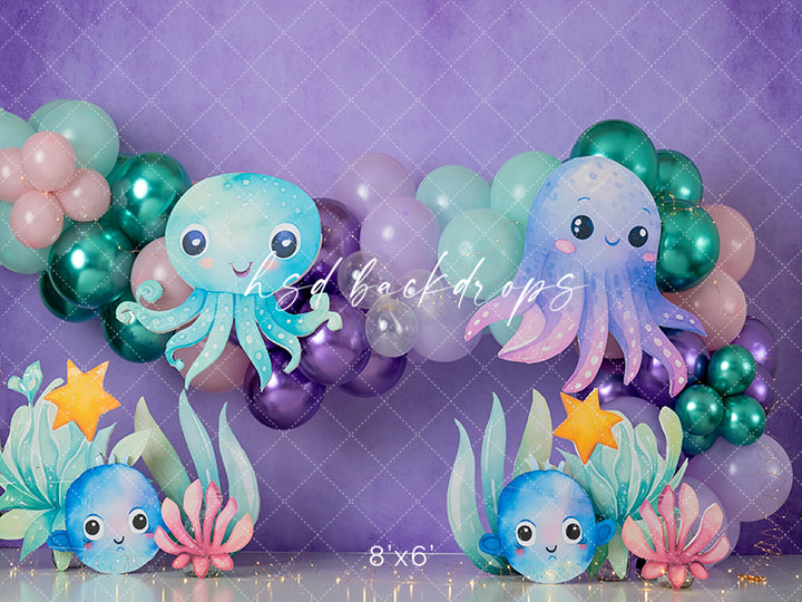 Sea Animal Party - HSD Photography Backdrops