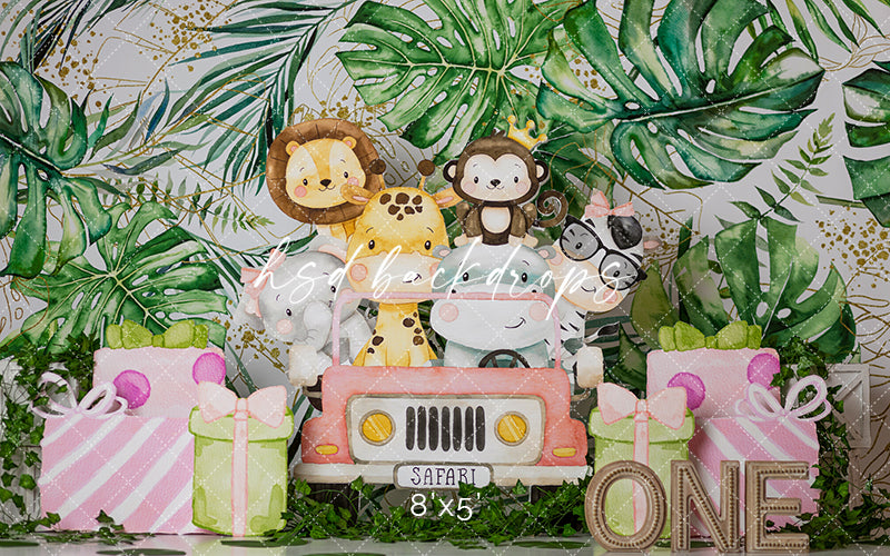 Safari Friends (ONE) - HSD Photography Backdrops