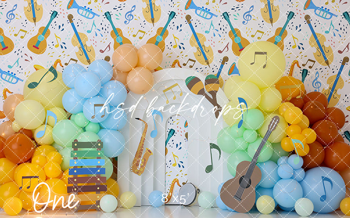 Musical Vibes - HSD Photography Backdrops
