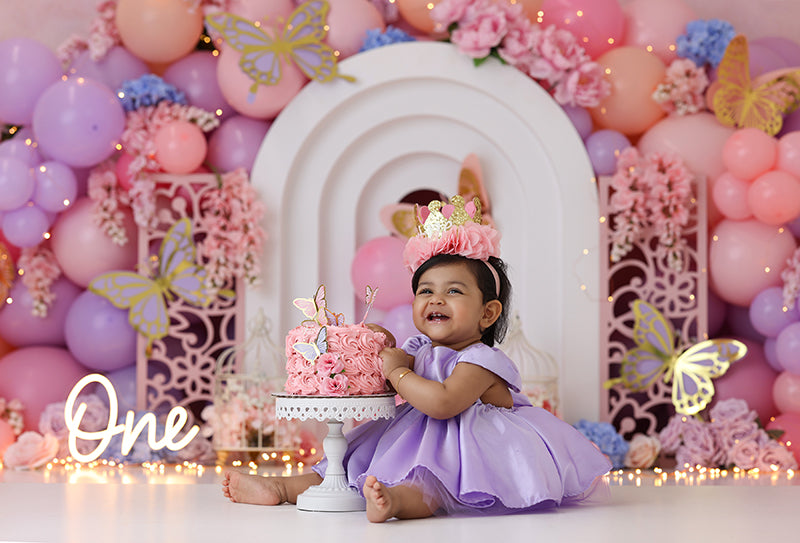 Butterflies, Blooms & Balloons - HSD Photography Backdrops