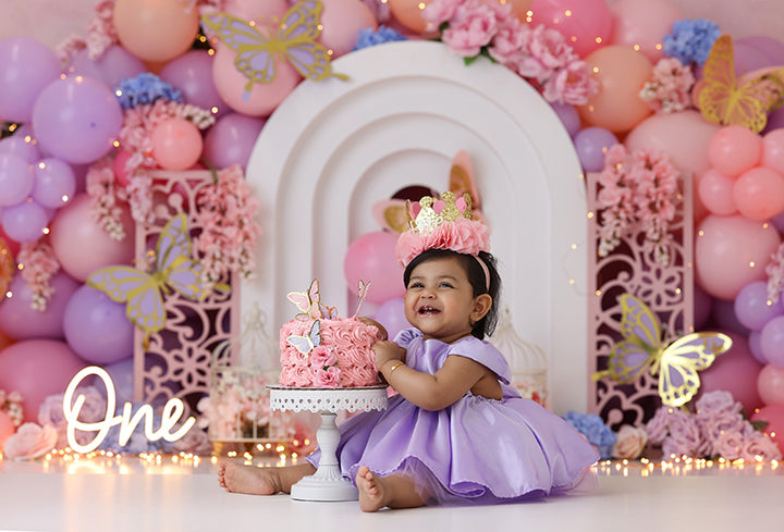 Butterflies, Blooms & Balloons - HSD Photography Backdrops