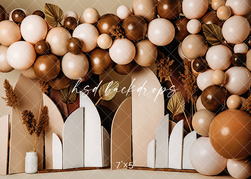 Boho Birthday Arches - HSD Photography Backdrops