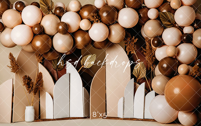 Boho Birthday Arches - HSD Photography Backdrops