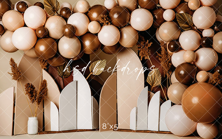 Boho Birthday Arches - HSD Photography Backdrops