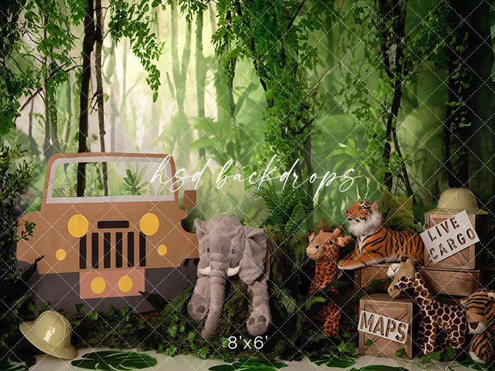 Summer Safari - HSD Photography Backdrops