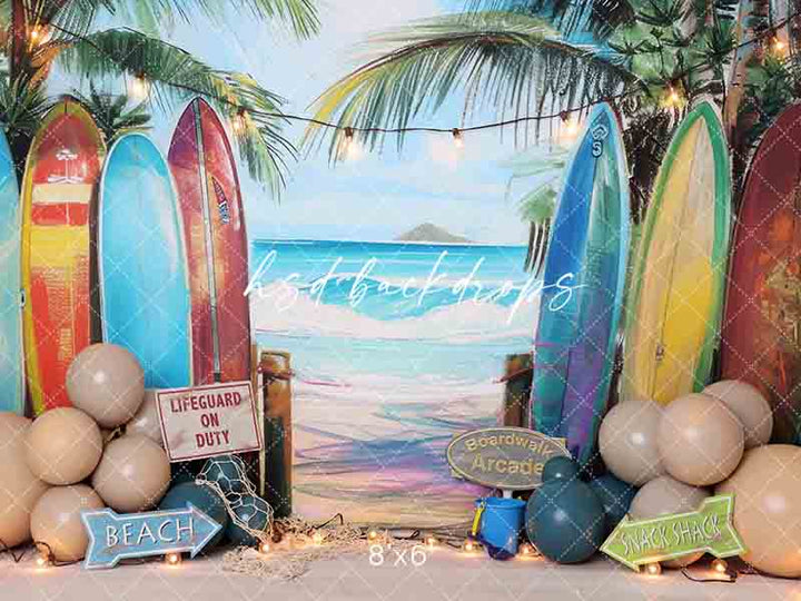 Beach Access - HSD Photography Backdrops
