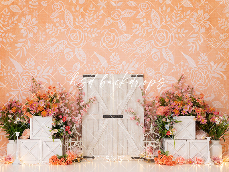 Pretty Peach Set - HSD Photography Backdrops