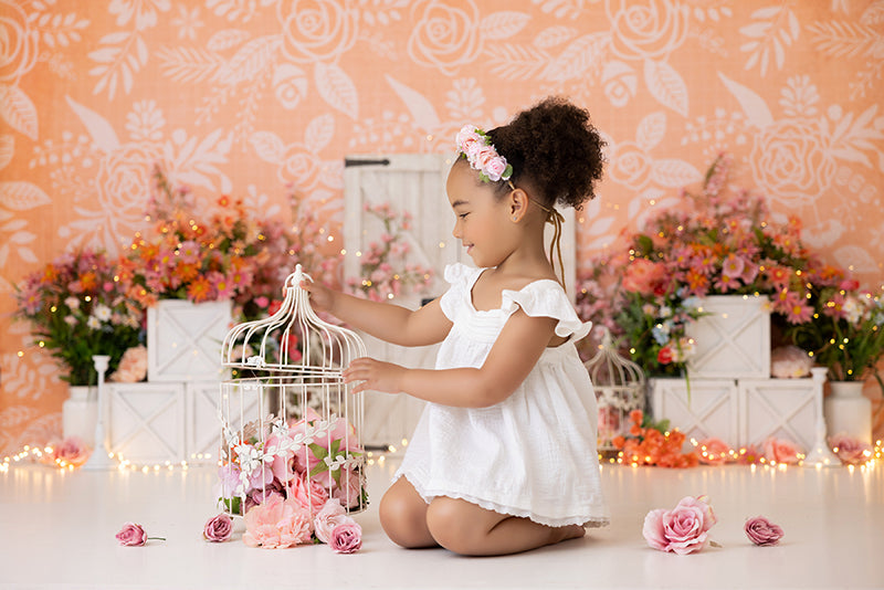 Pretty Peach Set - HSD Photography Backdrops