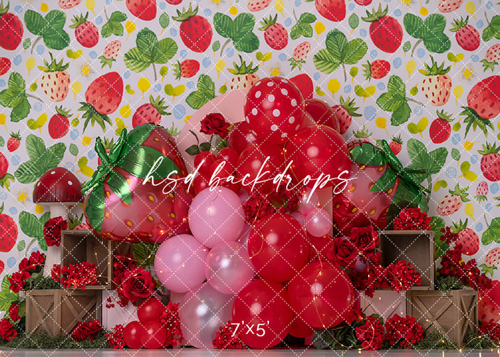 Berry Sweet Set Up - HSD Photography Backdrops