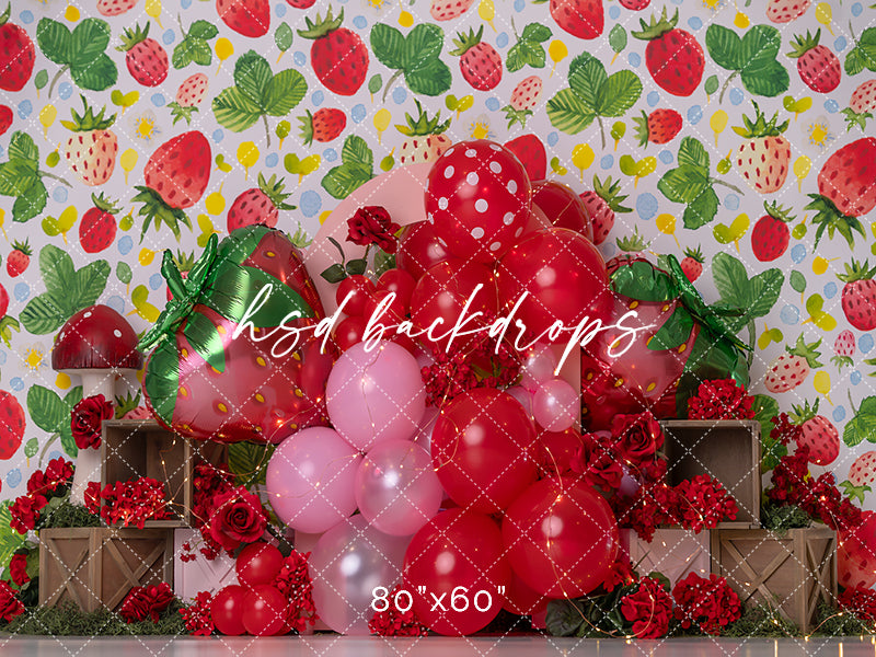 Berry Sweet Set Up - HSD Photography Backdrops