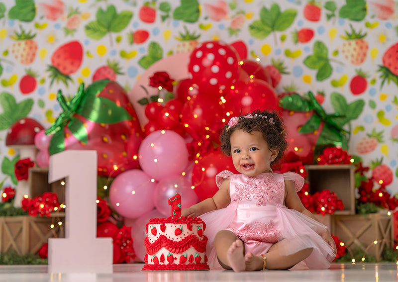 Berry Sweet Set Up - HSD Photography Backdrops