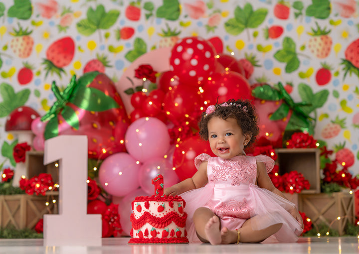 Berry Sweet Set Up - HSD Photography Backdrops