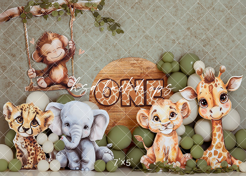One Wild Safari - HSD Photography Backdrops