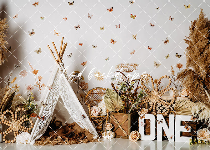 Subtle Butterflies (ONE) - HSD Photography Backdrops