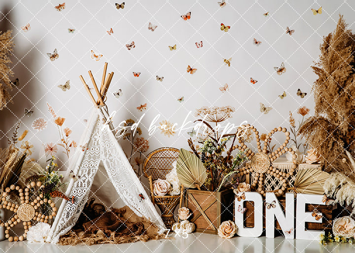 Subtle Butterflies (ONE) - HSD Photography Backdrops