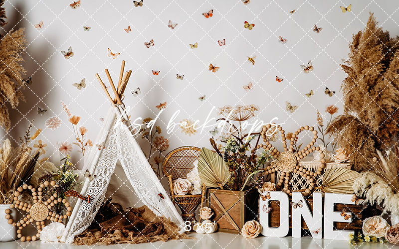 Subtle Butterflies (ONE) - HSD Photography Backdrops
