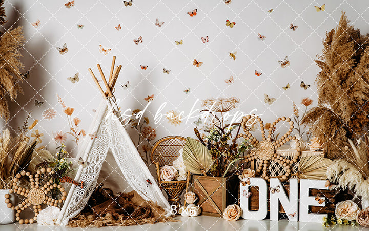 Subtle Butterflies (ONE) - HSD Photography Backdrops