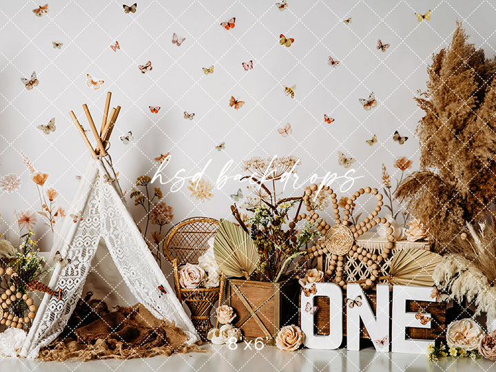 Subtle Butterflies (ONE) - HSD Photography Backdrops