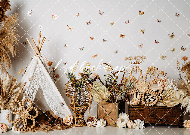 Subtle Butterflies - HSD Photography Backdrops