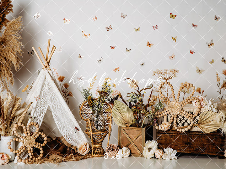 Subtle Butterflies - HSD Photography Backdrops