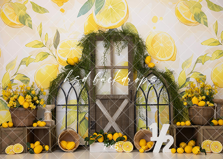 1/2 Dozen Lemons - HSD Photography Backdrops