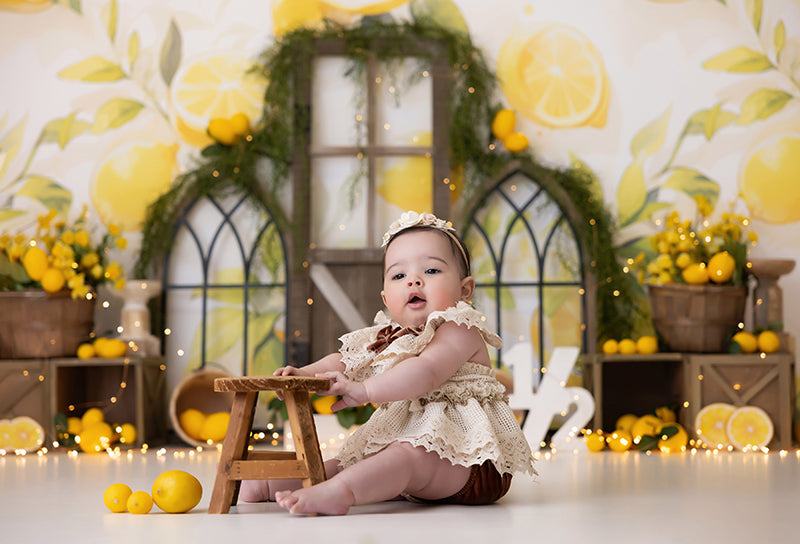 1/2 Dozen Lemons - HSD Photography Backdrops