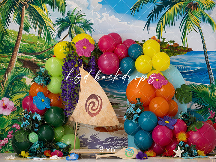 Island Girl - HSD Photography Backdrops