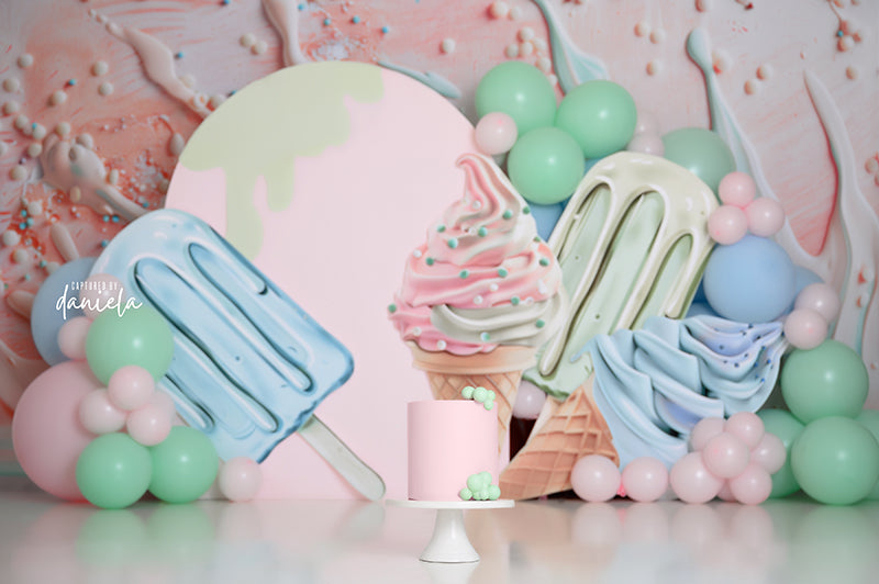Ice Cream Arch - HSD Photography Backdrops