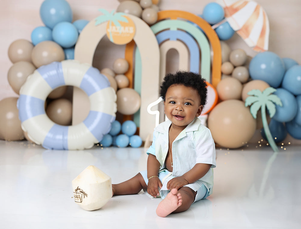 Cake Smash Beach Club - HSD Photography Backdrops