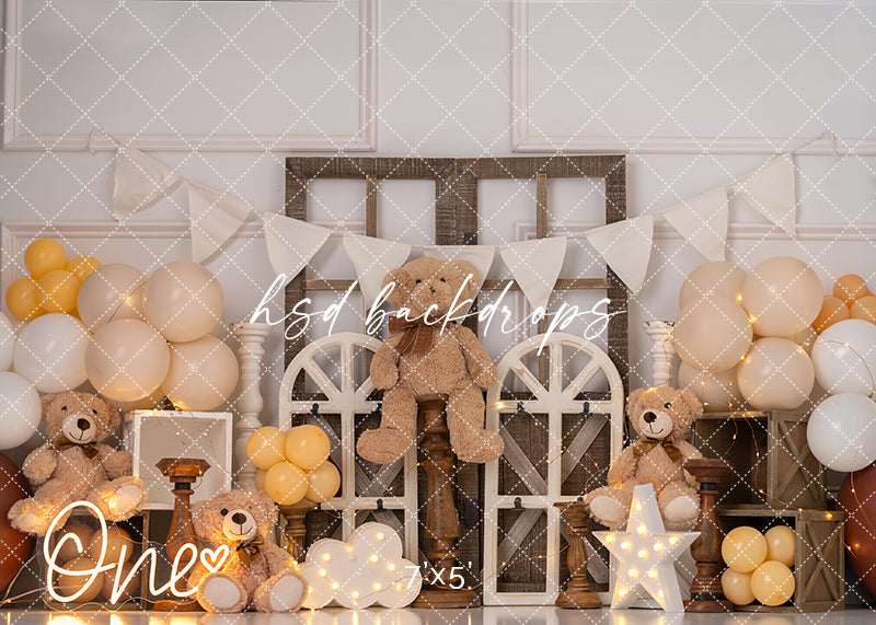 One Sweet Teddy Bear - HSD Photography Backdrops