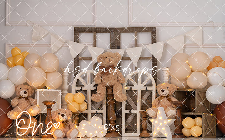One Sweet Teddy Bear - HSD Photography Backdrops