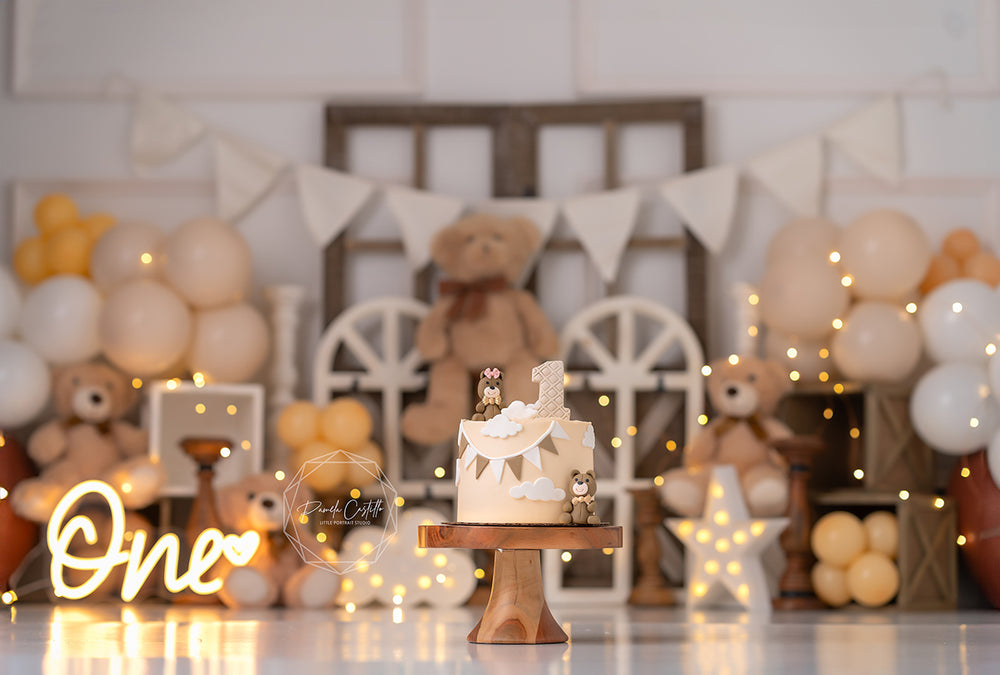One Sweet Teddy Bear - HSD Photography Backdrops