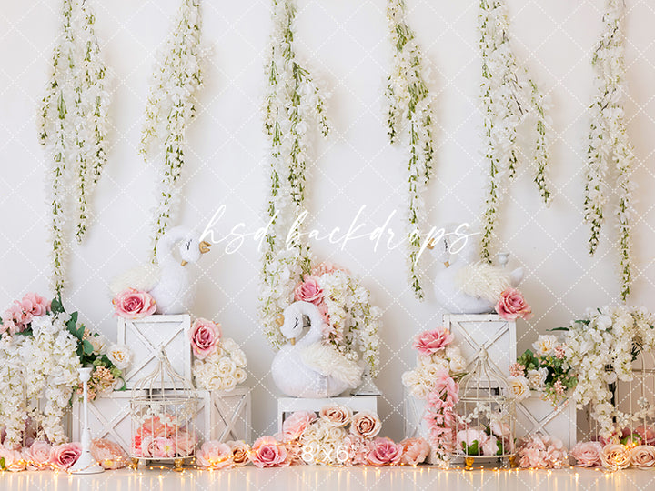 Sweet Swans - HSD Photography Backdrops